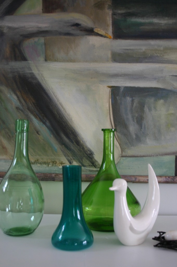 img_1862 I can never resist the urge to buy green or blue glass bottles.