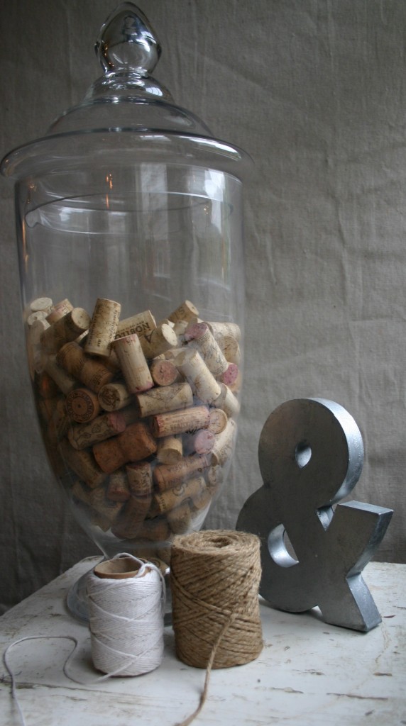img_4142 My collection of corks are housed in a apothecary jar- all of their interesting details can be seen clearly.