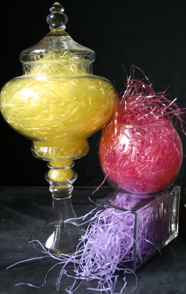 Easter grass can work for you in other ways - here are 3 easy ideas for you...