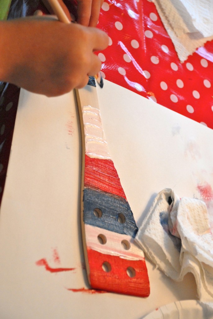 Family Chic July 4th Painting famiy-chic.com