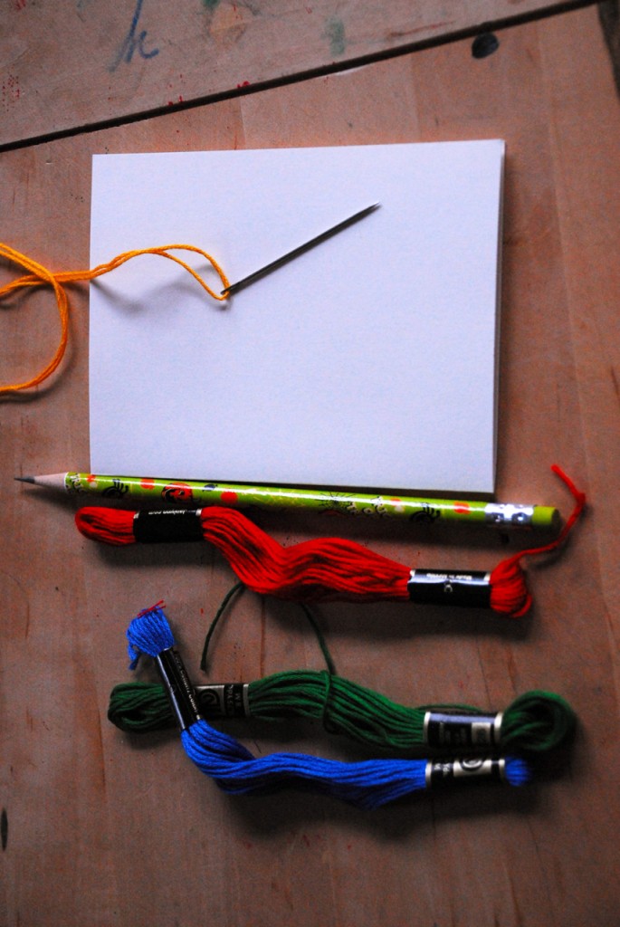 Family Chic Stitched Holiday Cards  www.family-chic.com