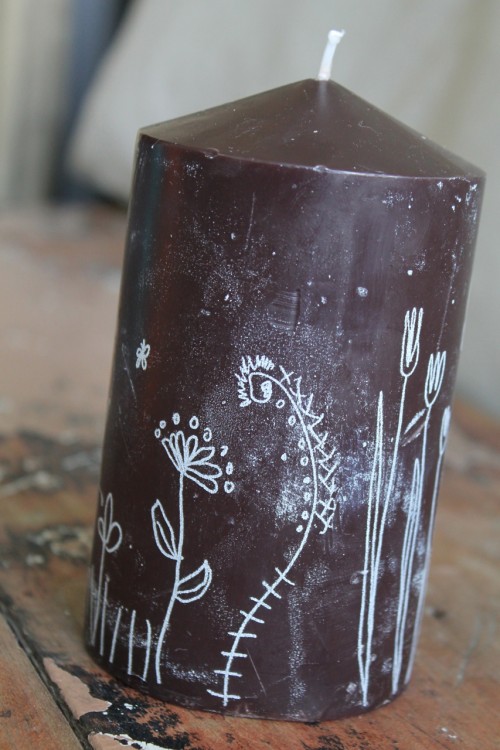 Family Chic Dark Candle Transfre Family Chic
