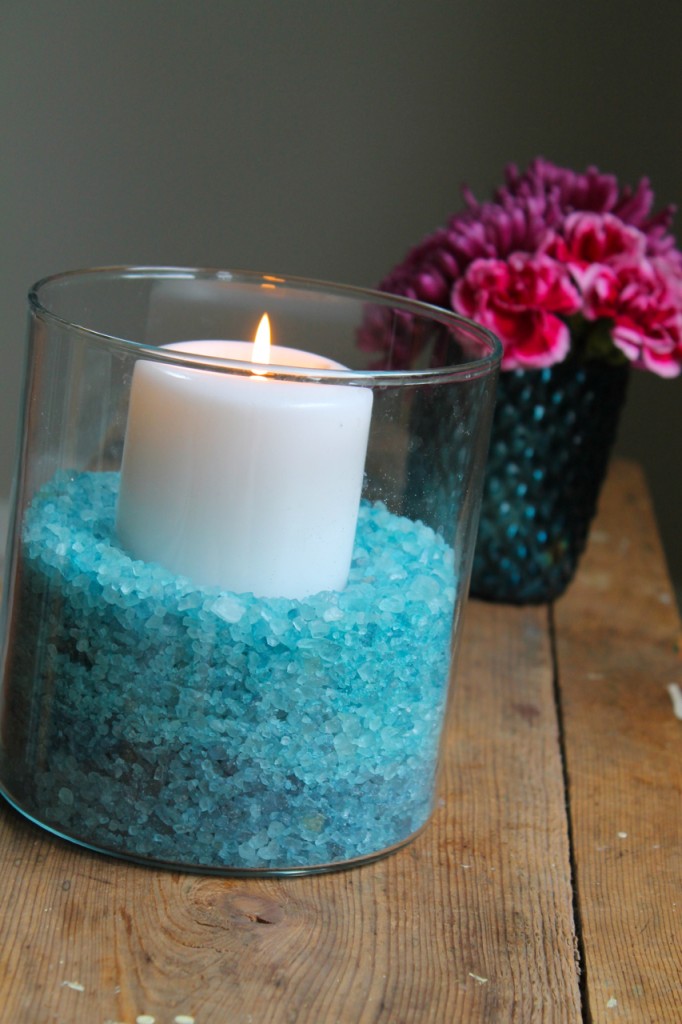 Family Chic Dyed Salt Candlestick