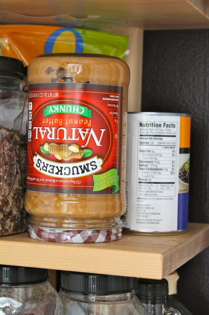nat pb on shelf family chic