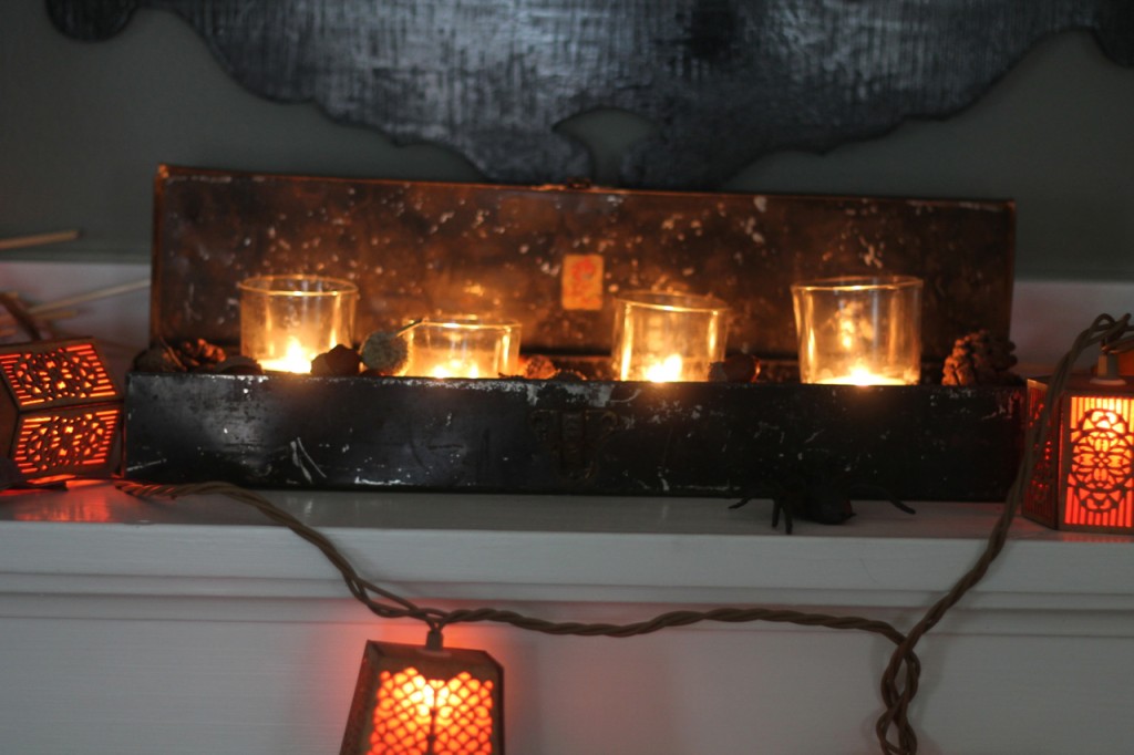 Family Chic Fall Mantel