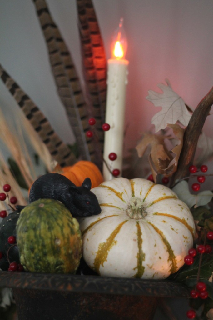 Family Chic Fall Mantel