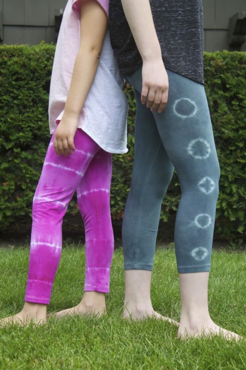 Family Chic Tulip Tie Dye Yoga Leggings Yoga Leggings