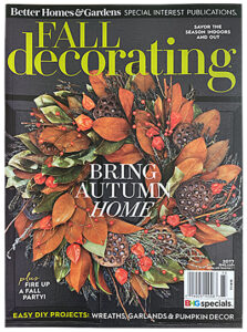 Better Homes & Gardens Fall Decorating magazine cover