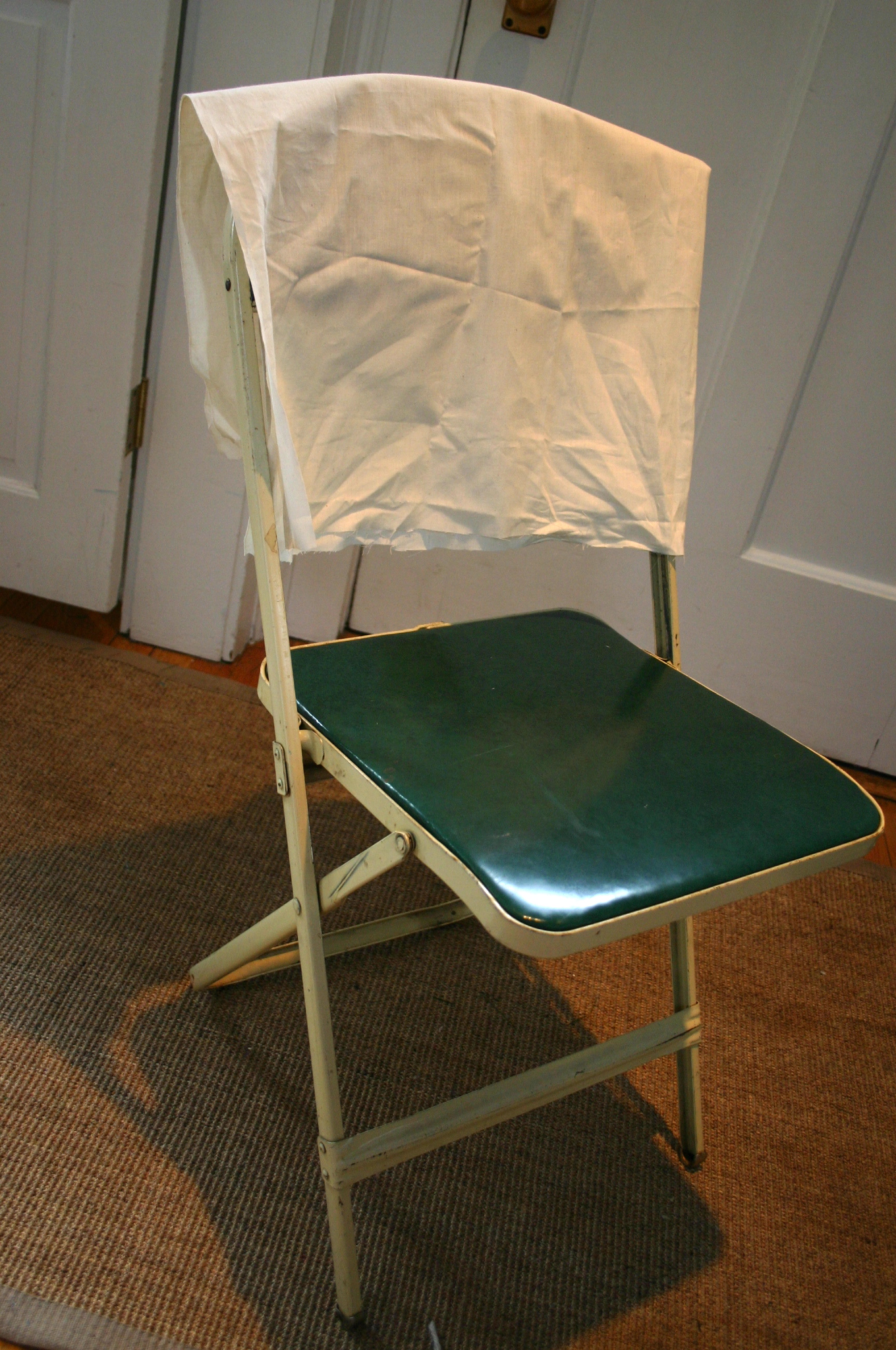 Folding metal best sale chair covers