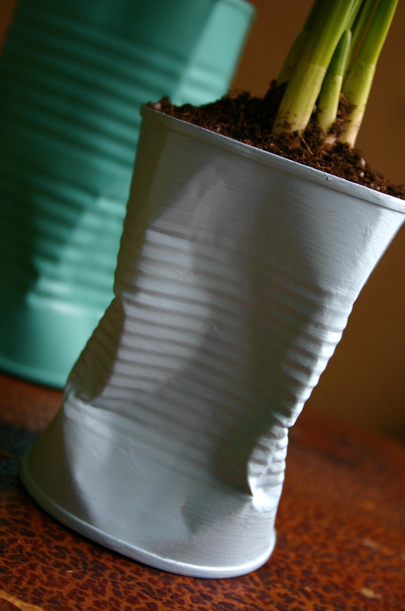 Crushed Can Planter Family Chic