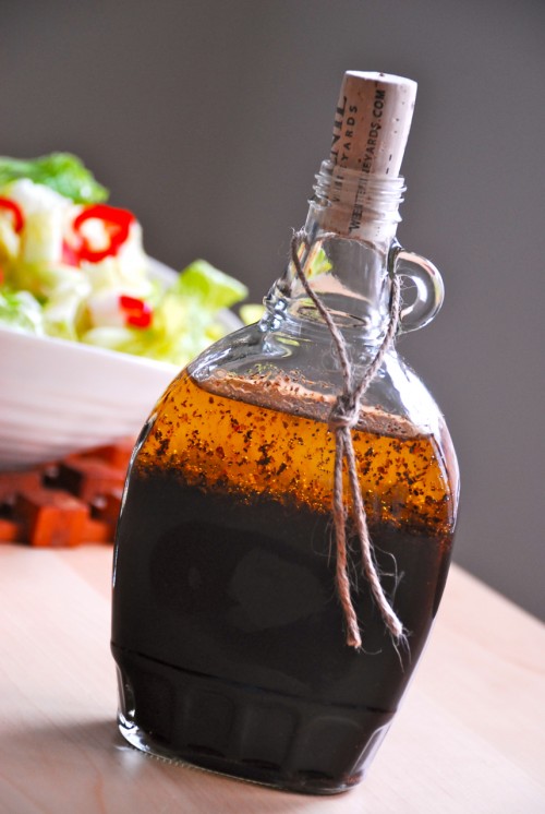 Family Chic Salad dressing bottle