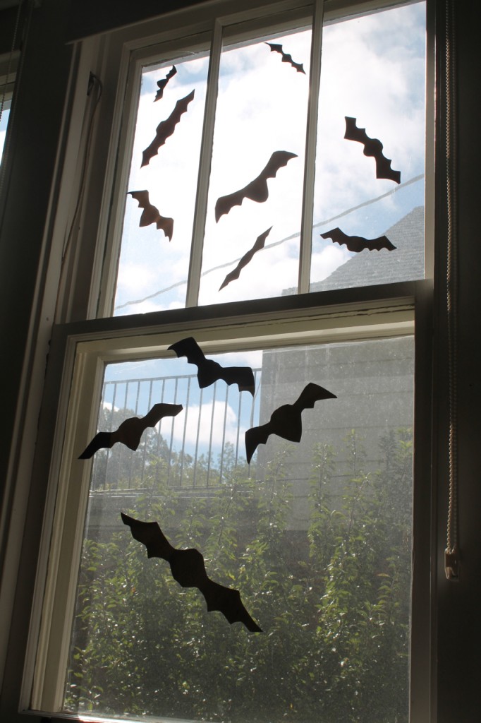 DIY Bat Window Clings | Family Chic